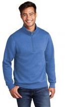 Port & Company Adult Unisex Core 7.8-ounce, 50/50 Cotton Poly 1/4-Zip Pullover Sweatshirt